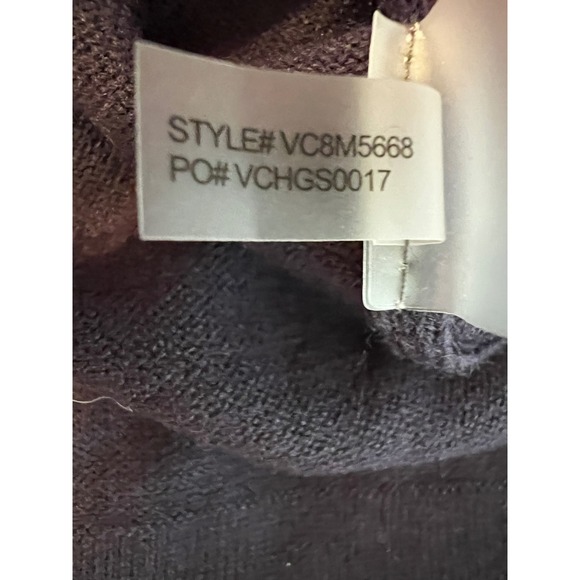 Vince Camuto‎ Womens Navy Blue Mock Neck Ruffle Trim Sweater Dress XS NWT - Picture 7 of 7